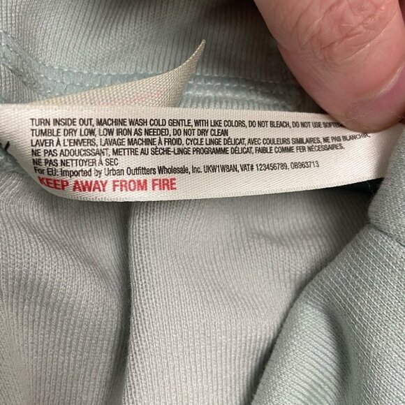 NWT Free People Far Out Jogger Green Size XS Stripe New With Tags Boho Mint Pant - Picture 5 of 6